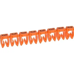 038213 Legrand - Boite De 1200 Repères Cab 3 Pour Fils 0,5mm² à 1,5mm² - Marquage Chiffre 3 Orange