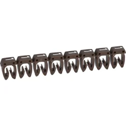 038221 Legrand - Boite De 1200 Repères Cab 3 Pour Fils 1,5mm² à 2,5mm² - Marquage Chiffre 1 Brun