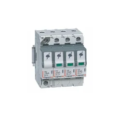 412225 Legrand - Parafoudre Triphasé + Neutre De Type 2 Débrochable - 20 Ka - Report De Signalisation