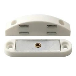 2 loqueteaux Blanc 6 kg Entraxe 45 Diall