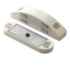 2 loqueteaux Blanc 6 kg Entraxe 45 Diall