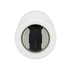 2 loqueteaux cylindre Blanc 4 kg à encastrer