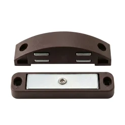 2 loqueteaux Marron 10 kg entraxe 60
