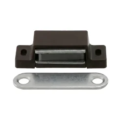 2 loqueteaux Marron 4kg à encastrer entraxe 26