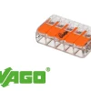 15 mini connecteur WAGO 5 entrées pour fil souple ou rigide