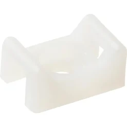 25 mini embase à visser Diall pour cavaliers de serrage de 4,8 mm transparent