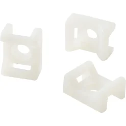 25 mini embase à visser Diall pour cavaliers de serrage de 9 mm transparent
