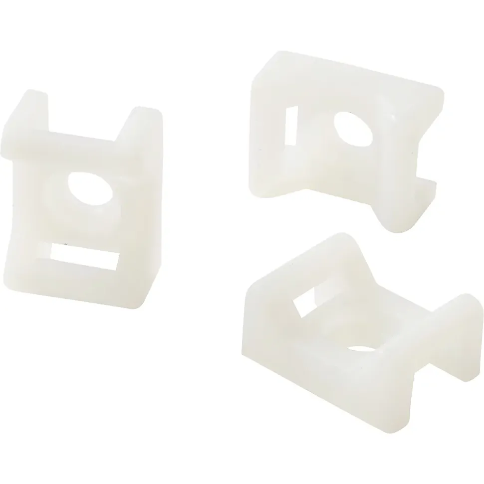 25 mini embase à visser Diall pour cavaliers de serrage de 9 mm transparent