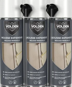 3 mousses expansives en lot Volden 500ML