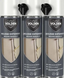 3 mousses expansives en lot Volden 500ML