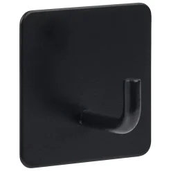 4 patères adhésives Stiky 4,5x2,7cm - Noir- 5five