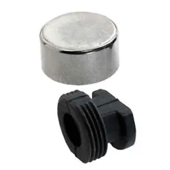 4 pattes à glace Laiton chromé ø18 mm x EP. 6 mm