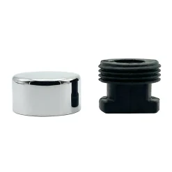 4 pattes à glace Laiton chromé ø18 mm x EP. 6 mm