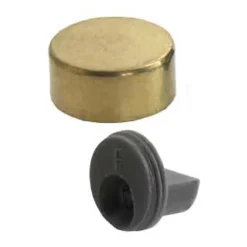 4 pattes à glace Laiton poli ø18 mm x EP. 6 mm