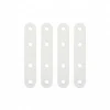 4 Pattes d'assemblage Acier Blanc L.60 x H.15 x EP.2mm