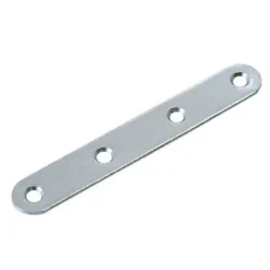 4 Pattes d'assemblage Acier zingué L.100xH.15xEP.2 mm