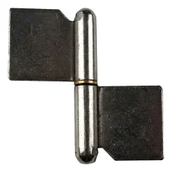 2 paumelles de grille à souder Diall 80 mm