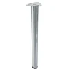 4 pieds Diall de table réglable ø60 x H.700 mm argent