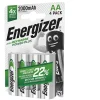 4 Piles AA LR6 rechargeables accu Power Plus Energizer