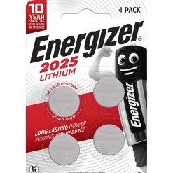 4 Piles bouton au lithium 2025 Energizer 3V