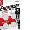 4 Piles bouton au lithium 2032 Energizer 3V