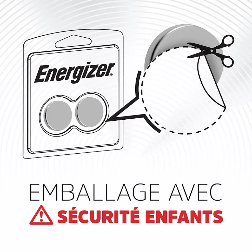 4 Piles bouton au lithium 2016 Energizer 3V