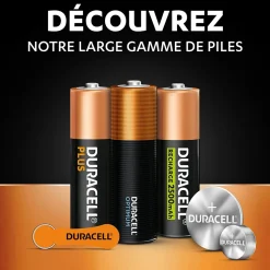 2 piles bouton CR 2430 - Duracell - 3V