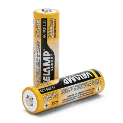 2 piles rechargeables ni-mh stilo AA 2600 mAh