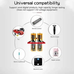 4 piles rechargeables ni-mh aaa1000 mAh