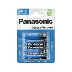 4 piles 1.5v,lr6, aa panasonic