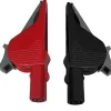 2 pinces Ø4 mm de sécurité large ouverture Zenitech