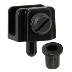 2 pivots pour porte en verre l. 20 mm x H. 16 mm