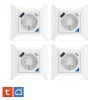 4 Prises encastrées 3000W & Ports USB-A + USB-C Wifi + Suivi de consommation