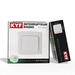 3 Prises intérieures 3680W connectées Wifi+ 3 Interrupteurs ON/OFF