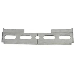2 Profils d'accrochage double Z Acier zingué 110x43 mm