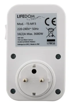 2 programmateurs mécaniques + voyant 3500W Otio