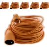 6 prolongateurs jard. 16A 25m orange Zenitech