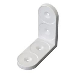 4 équerres d'assemblage Plastique L.20 x H.50 x P.50mm