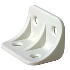 20 équerres plastique large 25 x 25 mm