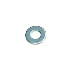 10 rondelles plates moyennes Diall acier zingué Ø3 mm
