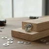 10 rondelles plates moyennes Diall acier zingué Ø4 mm