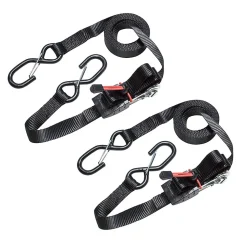 2 sangles à cliquet avec crochets S Master Lock