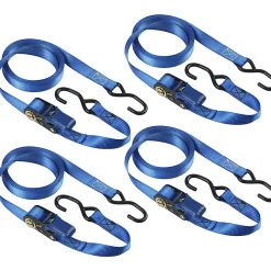 4 sangles à cliquet 5m x 25 mm Crochet S Master Lock