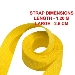 2 sangles 1.20 m boucle plastique Master Lock
