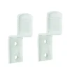 2 supports de barre de garage Afbat acier zingué jaune