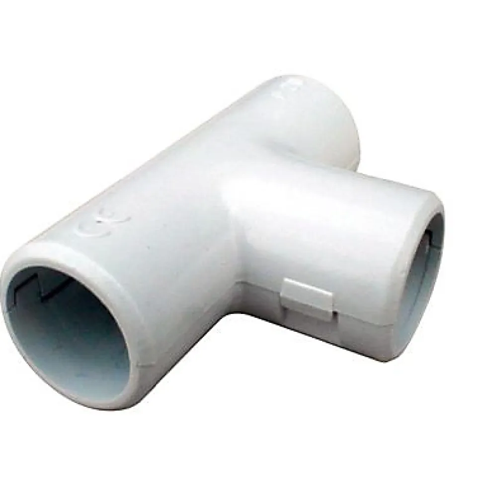 1 té de raccordement Diall gris ø25 mm