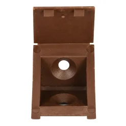 12 tak'ecker plastique brun 25 x 25 mm