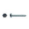200 Tirefonds Bois Tête Hexagonale 6 x 45 mm - DIN 571 - Zingué blanc - D-Work