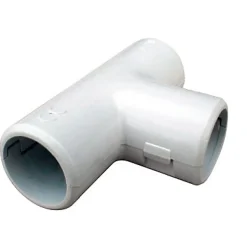 2 tés de raccordement Diall gris ø16 mm