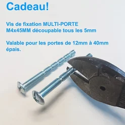 8 Un. poignées de meuble anneau noir rouille tiroir classique - diamètre 32MM